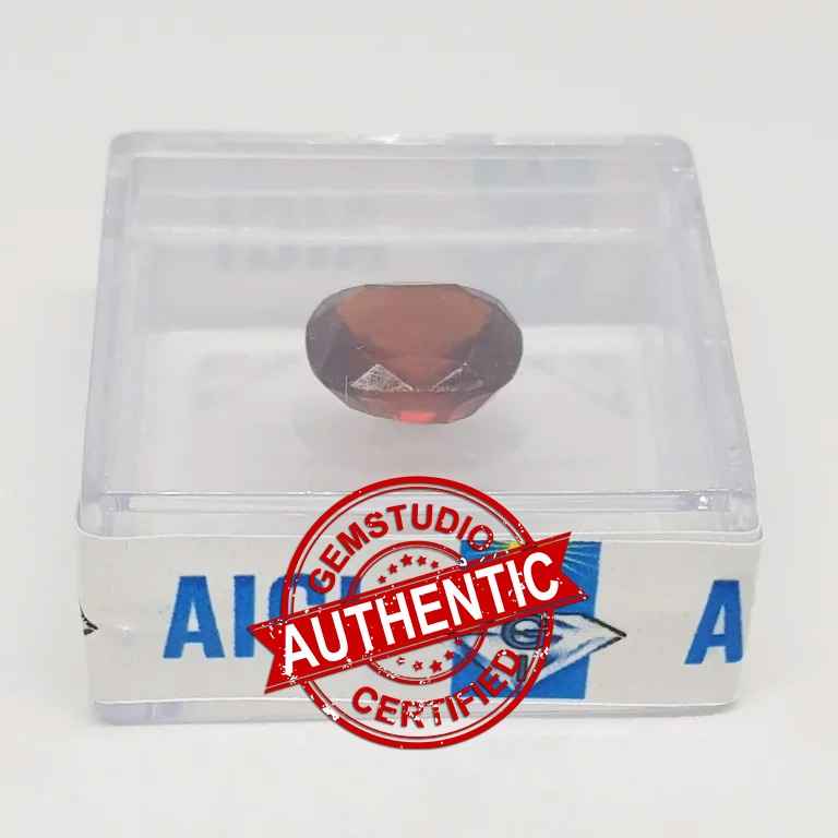 Hessonite Gemstone (Gomed Gemstone) - For Sudden Gains - Image 4