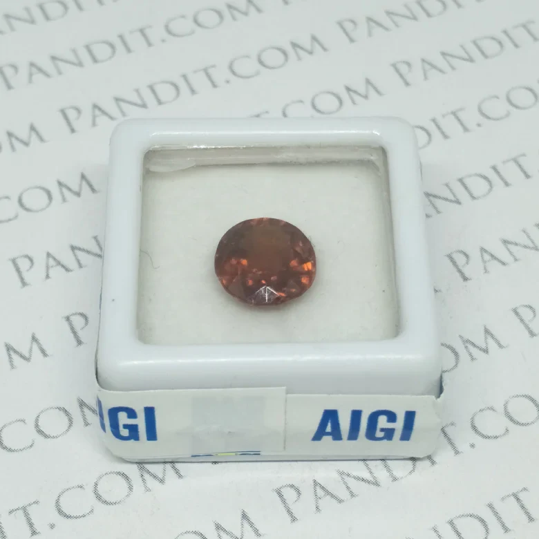 Hessonite Gemstone (Gomed Gemstone) - For Sudden Gains - Image 6