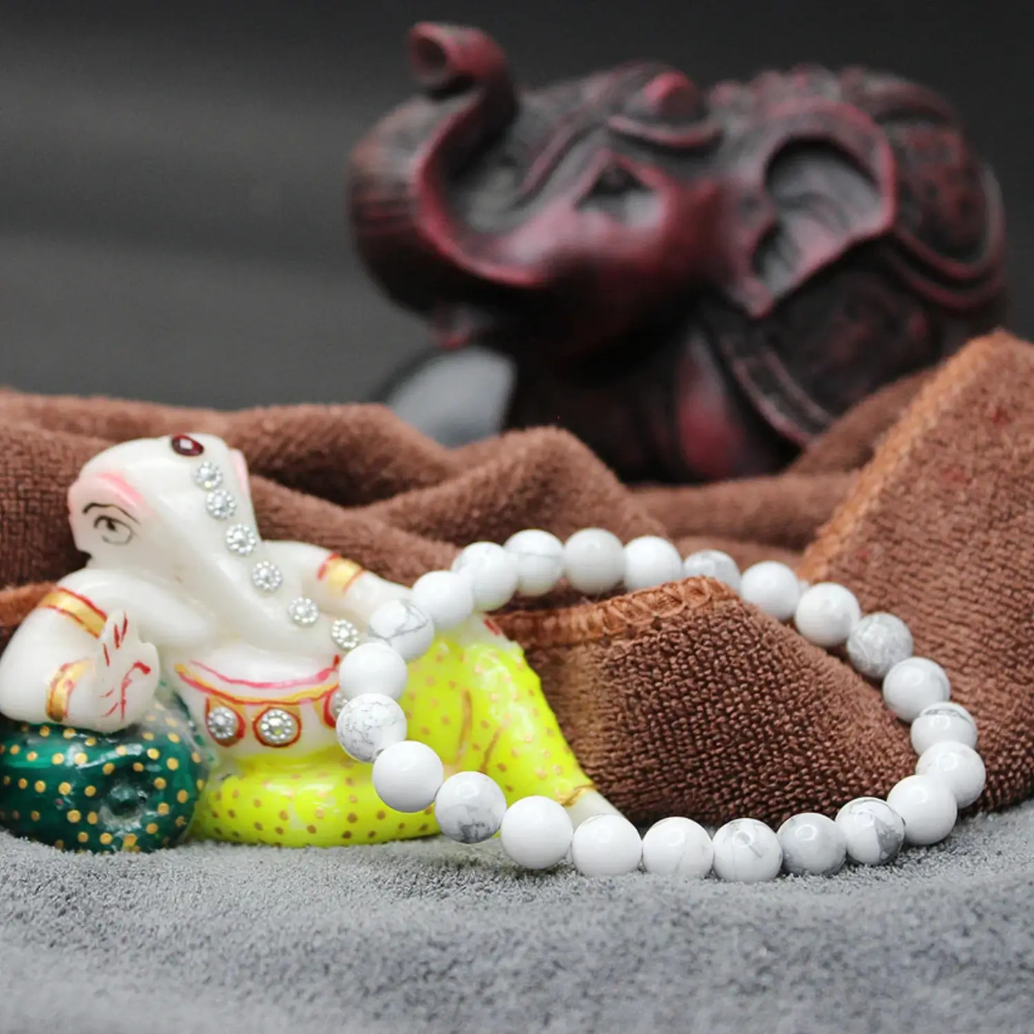 Howlite Bracelet - To Controls Emotions and Overthinking - Image 3