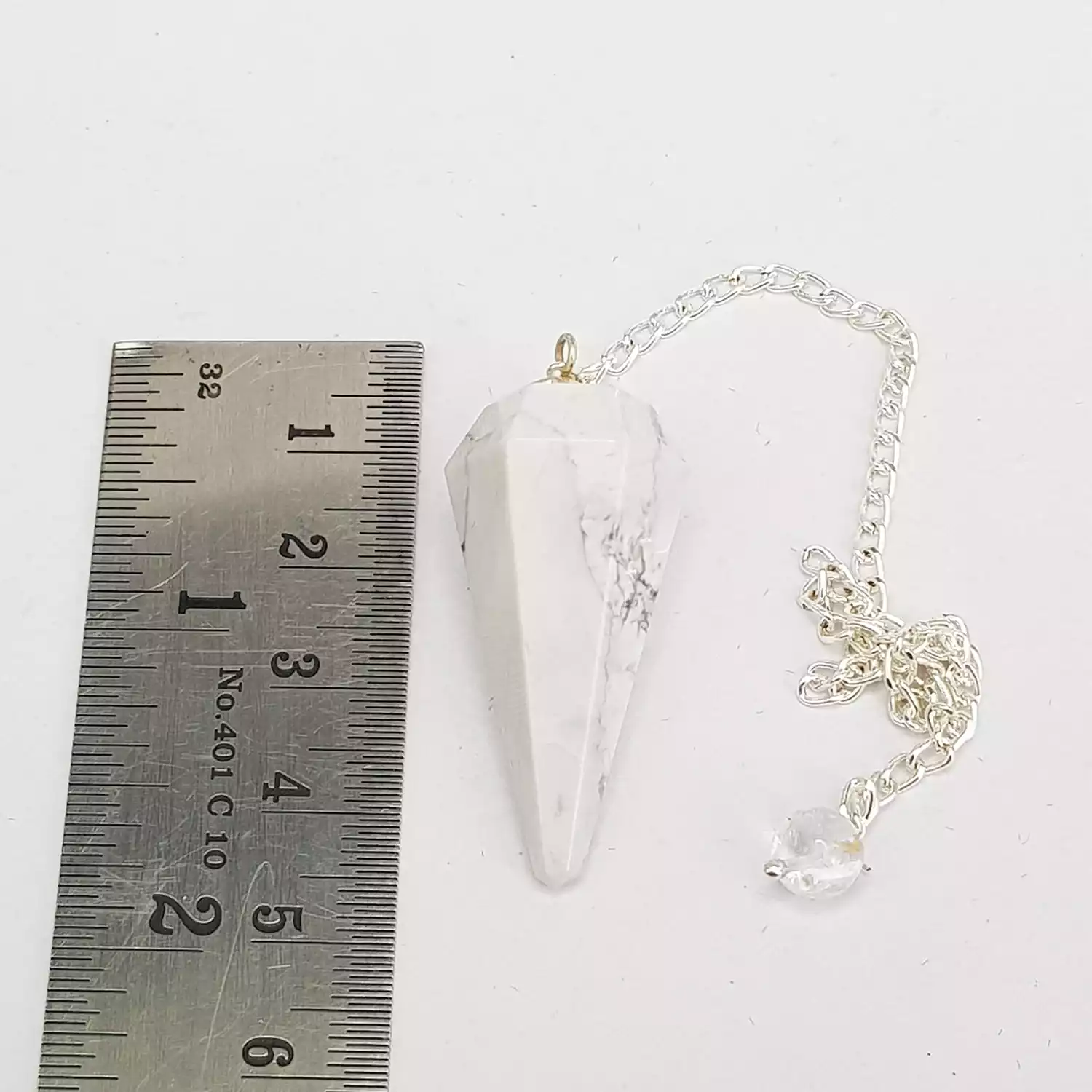 Howlite Dowsing Pendulum - Image 4