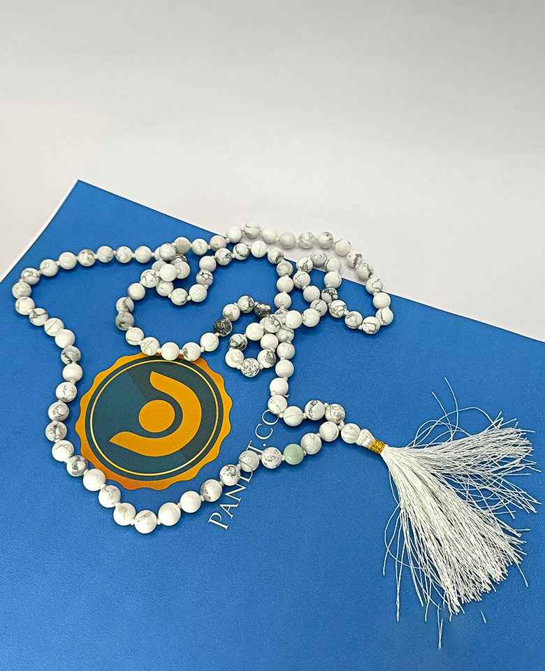 Howlite Mala - To Control Emotions & Develop Inner Bliss - Image 5