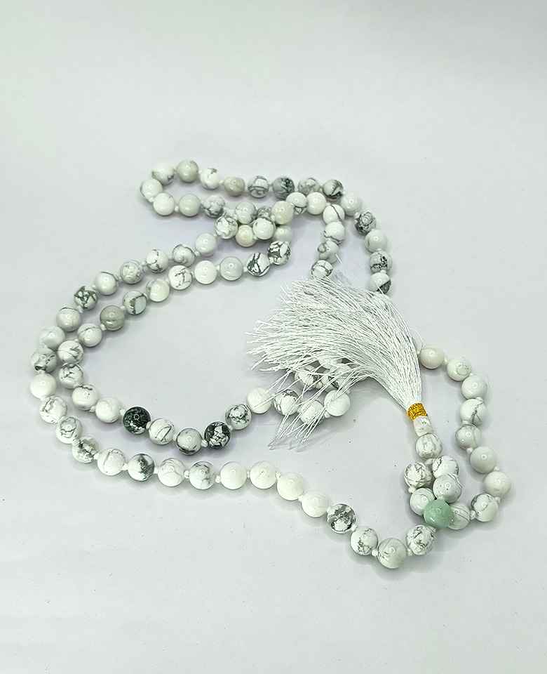 Howlite Mala - To Control Emotions & Develop Inner Bliss - Image 6