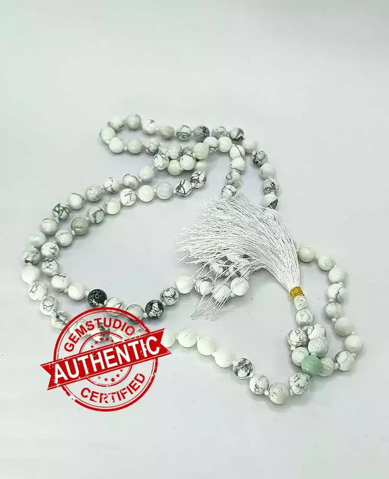 Howlite Mala - To Control Emotions & Develop Inner Bliss - Image 7