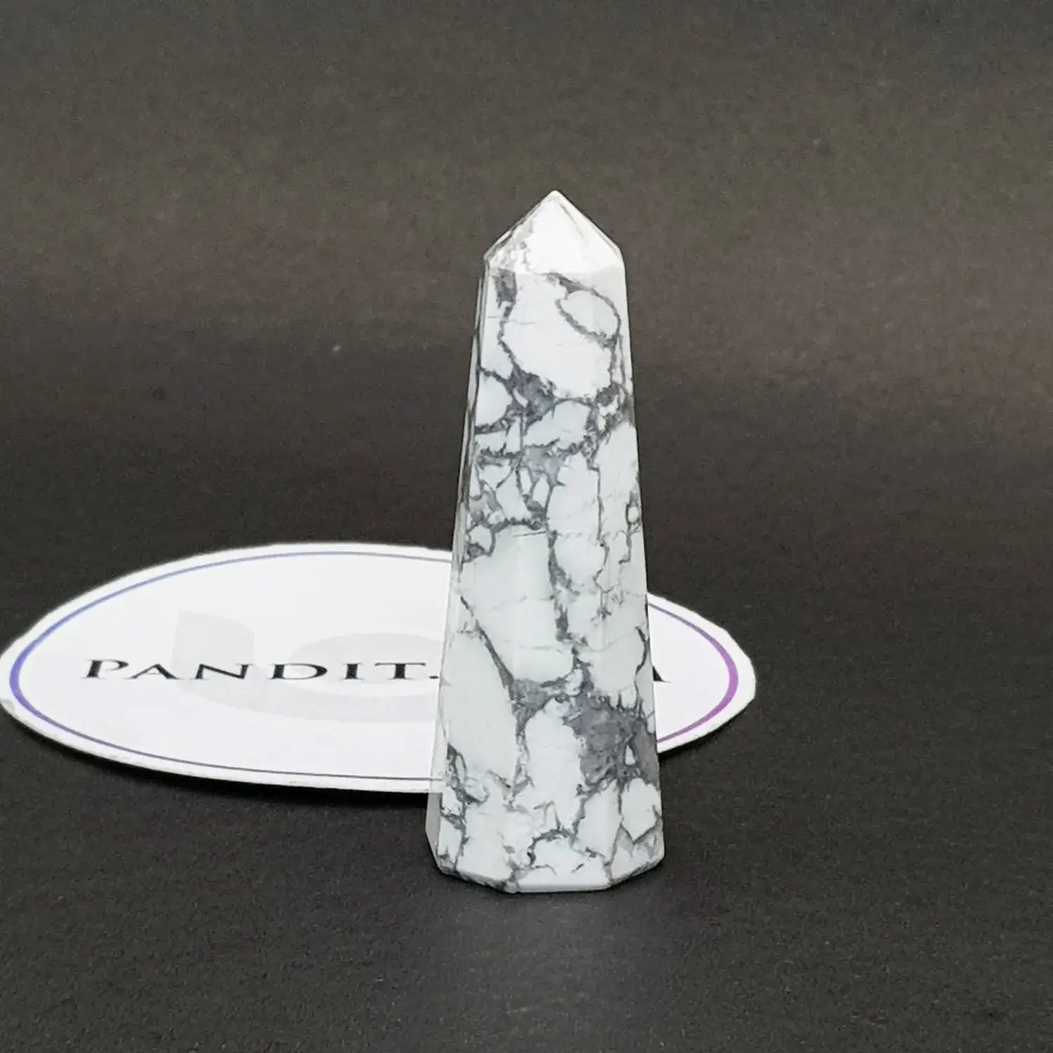 Howlite Pencil Tower Point - Image 4