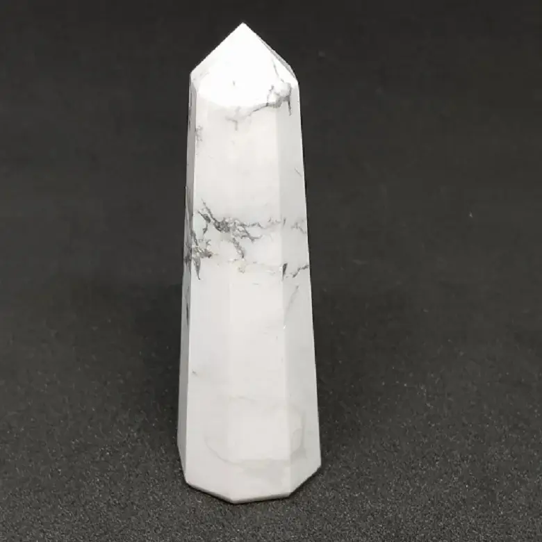 Howlite Pencil Tower Point - Image 6