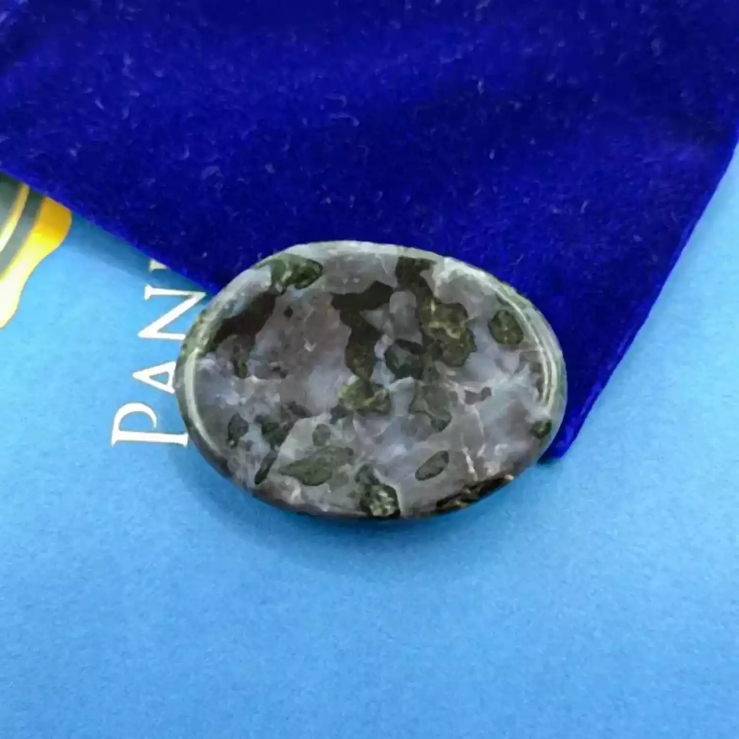 Indigo Gabbro Worry Stone - To Boost Intuitions & Positivity - Image 3