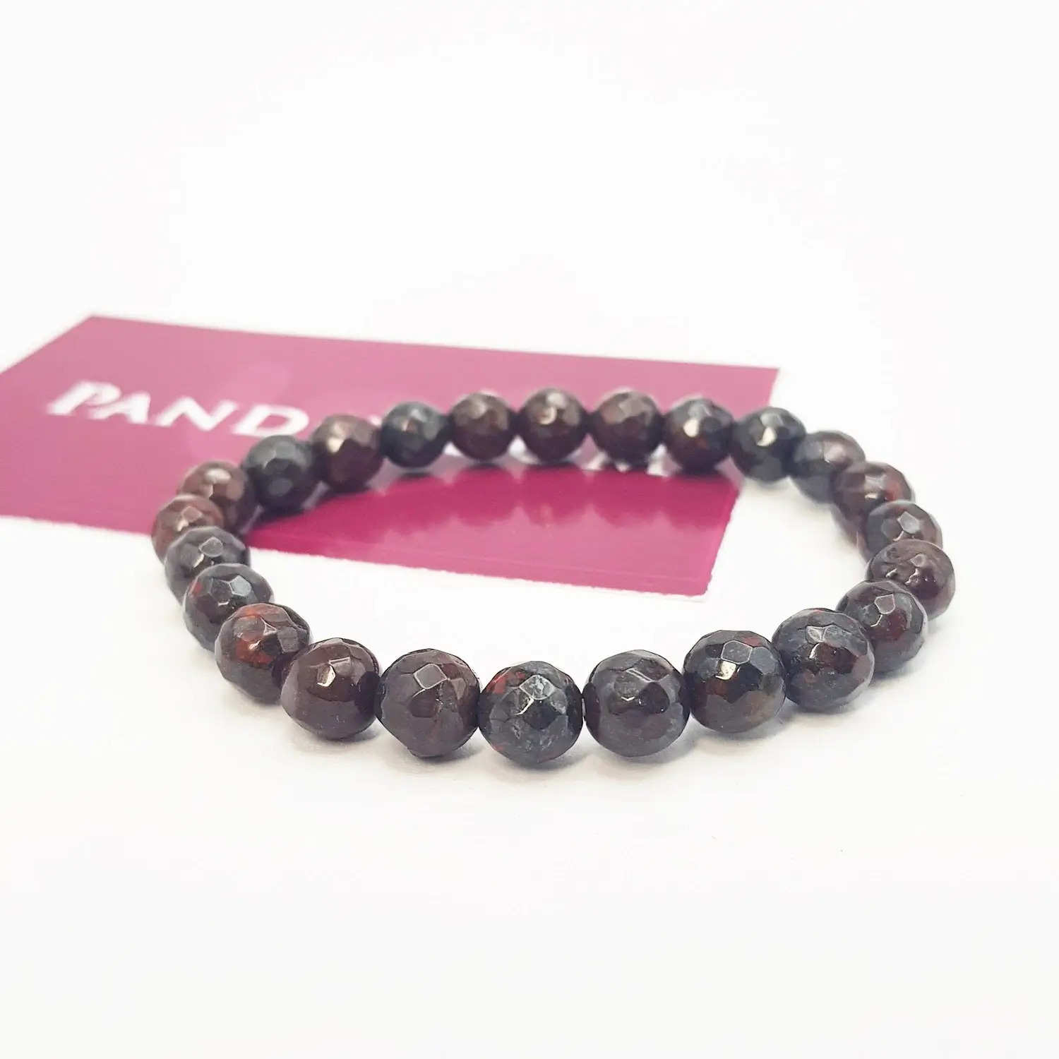 Iron Tiger Eye Diamond Cut Bracelet - For Strength & Focus - Image 3