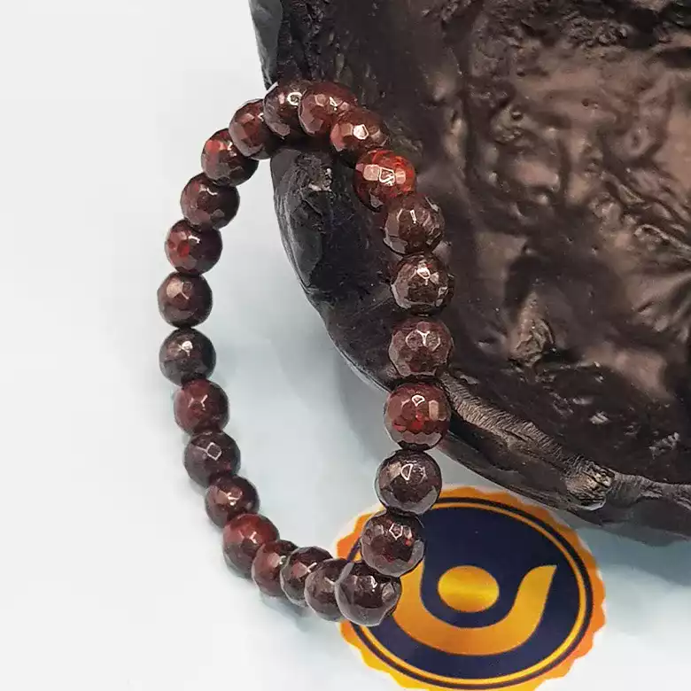 Iron Tiger Eye Diamond Cut Bracelet - For Strength & Focus - Image 6