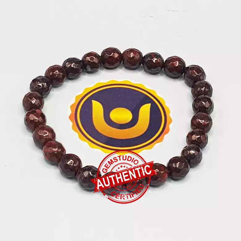 Iron Tiger Eye Diamond Cut Bracelet - For Strength & Focus - Image 8