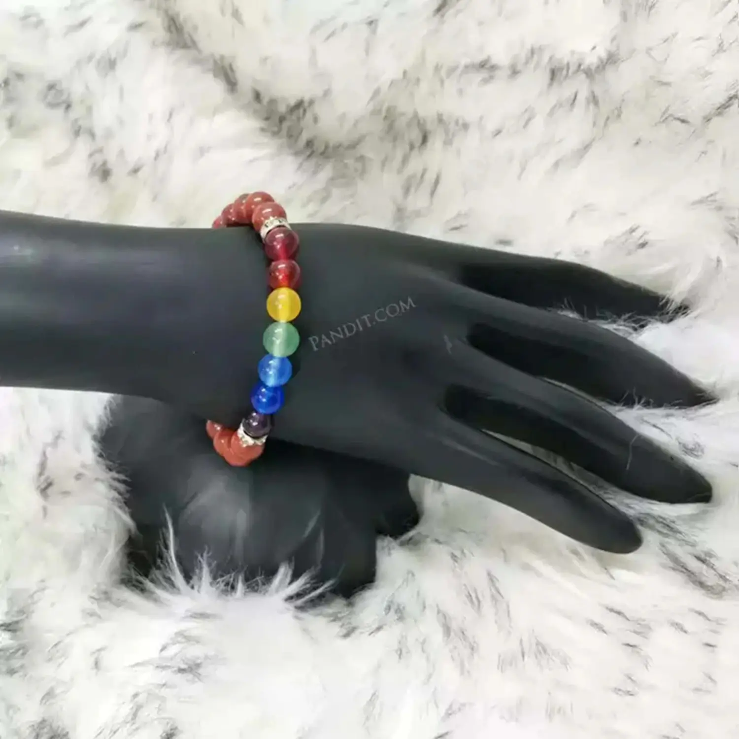 Jasper 7 Chakra Bracelet - Helps with Money and Business - Image 4