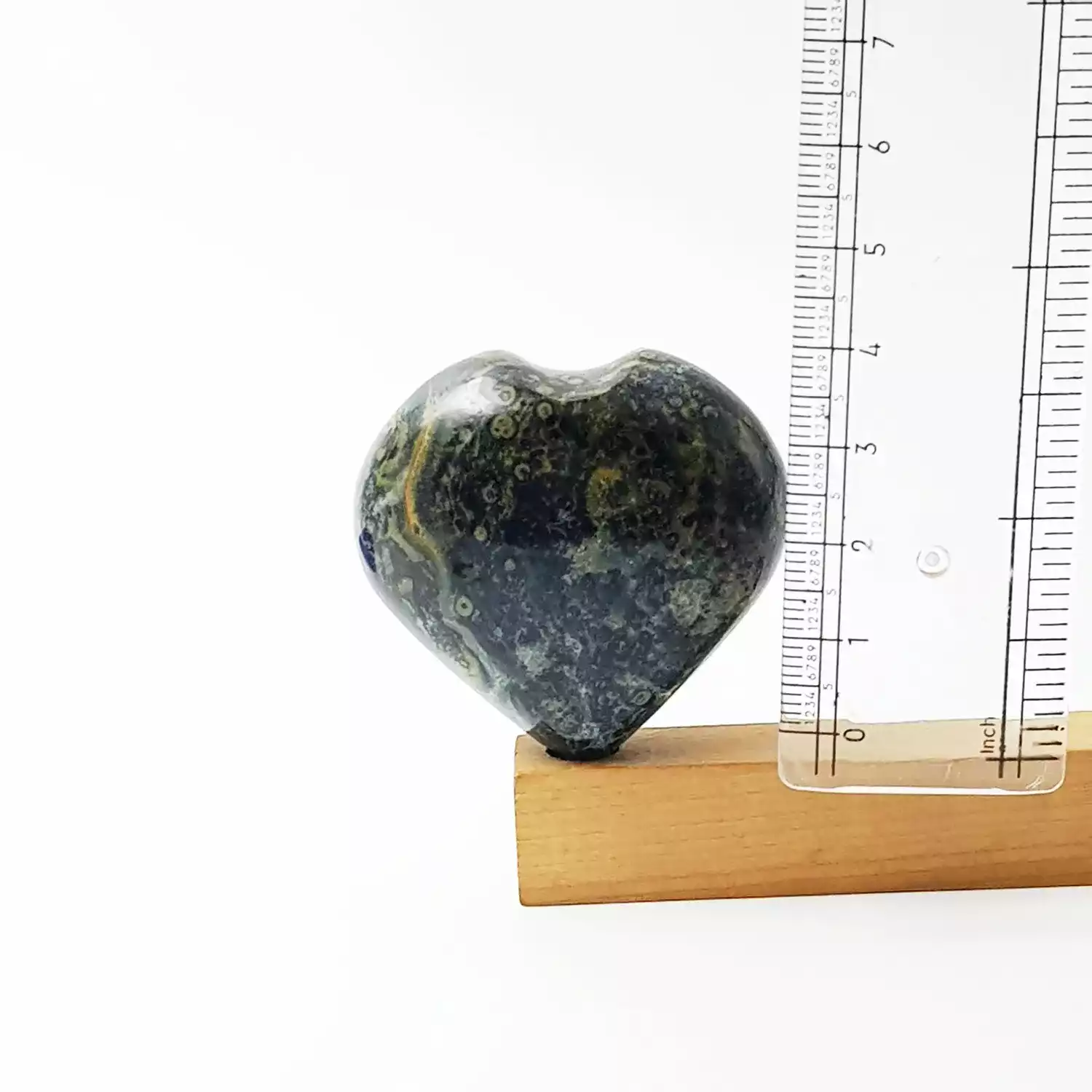 Kambaba Jasper Healing Crystal Heart Stone - For Holy Vibes - Image 4