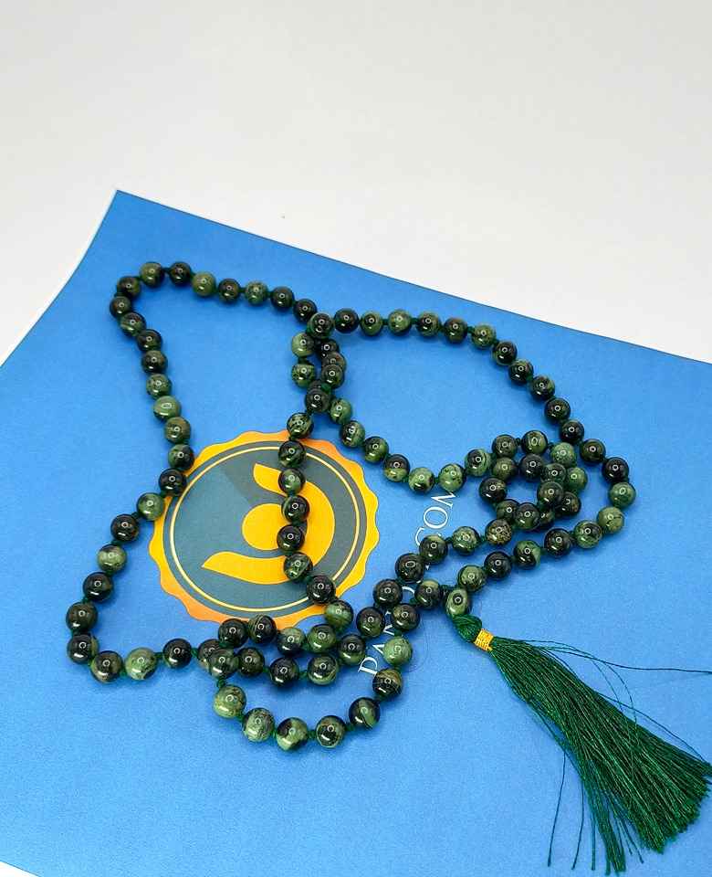 Kambaba Jasper Mala - To Kill Worries & Heightened Spirituality - Image 5