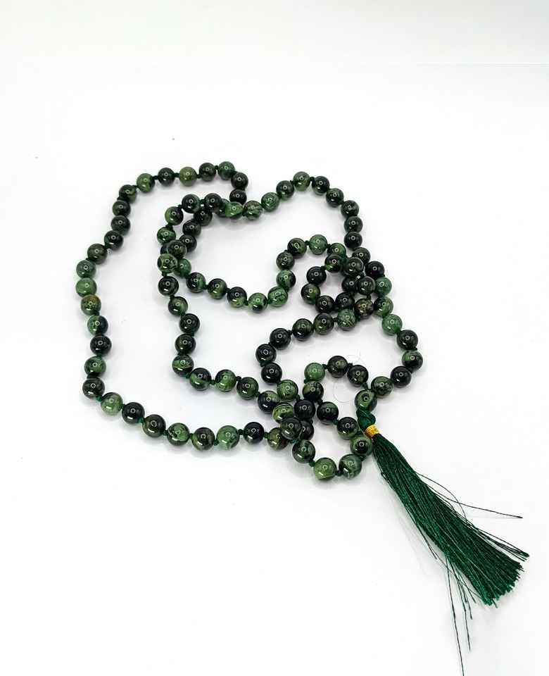 Kambaba Jasper Mala - To Kill Worries & Heightened Spirituality - Image 6