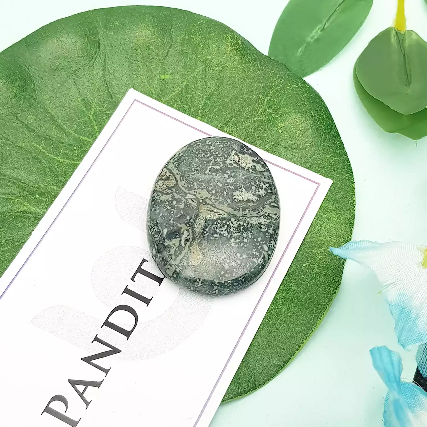 Kambaba Jasper Worry Stone - To Improve Workplace Atmosphere - Image 2