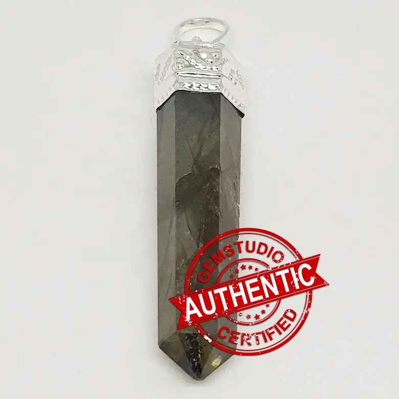 Labradorite Cap Pencil Pendant - Image 5