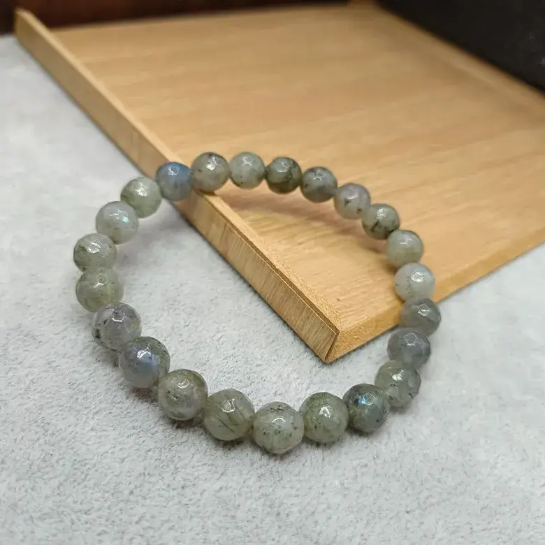 Labradorite Diamond Cut Bracelet - To Fulfil Dreams - Image 4
