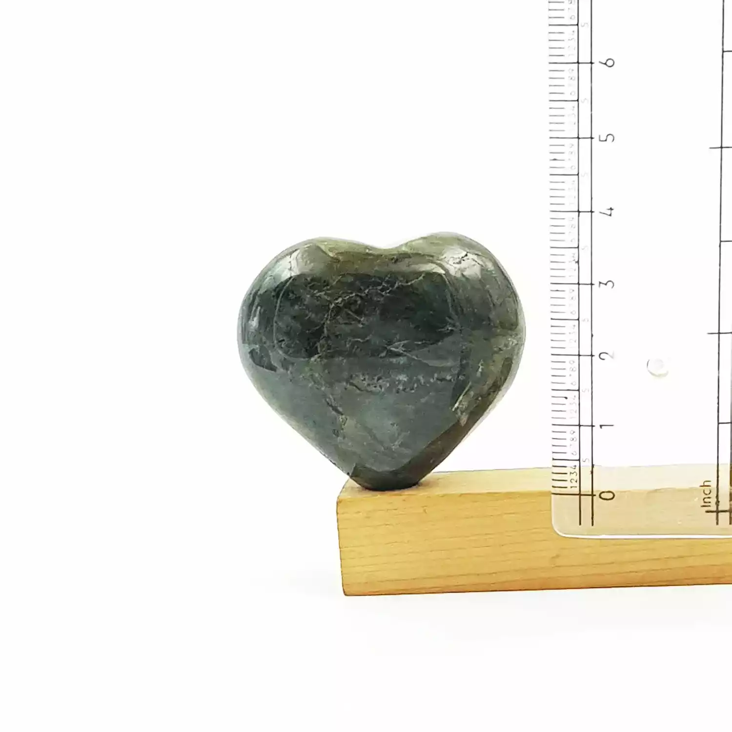 Labradorite Healing Crystal Heart Stone - To enhance Intuition - Image 4