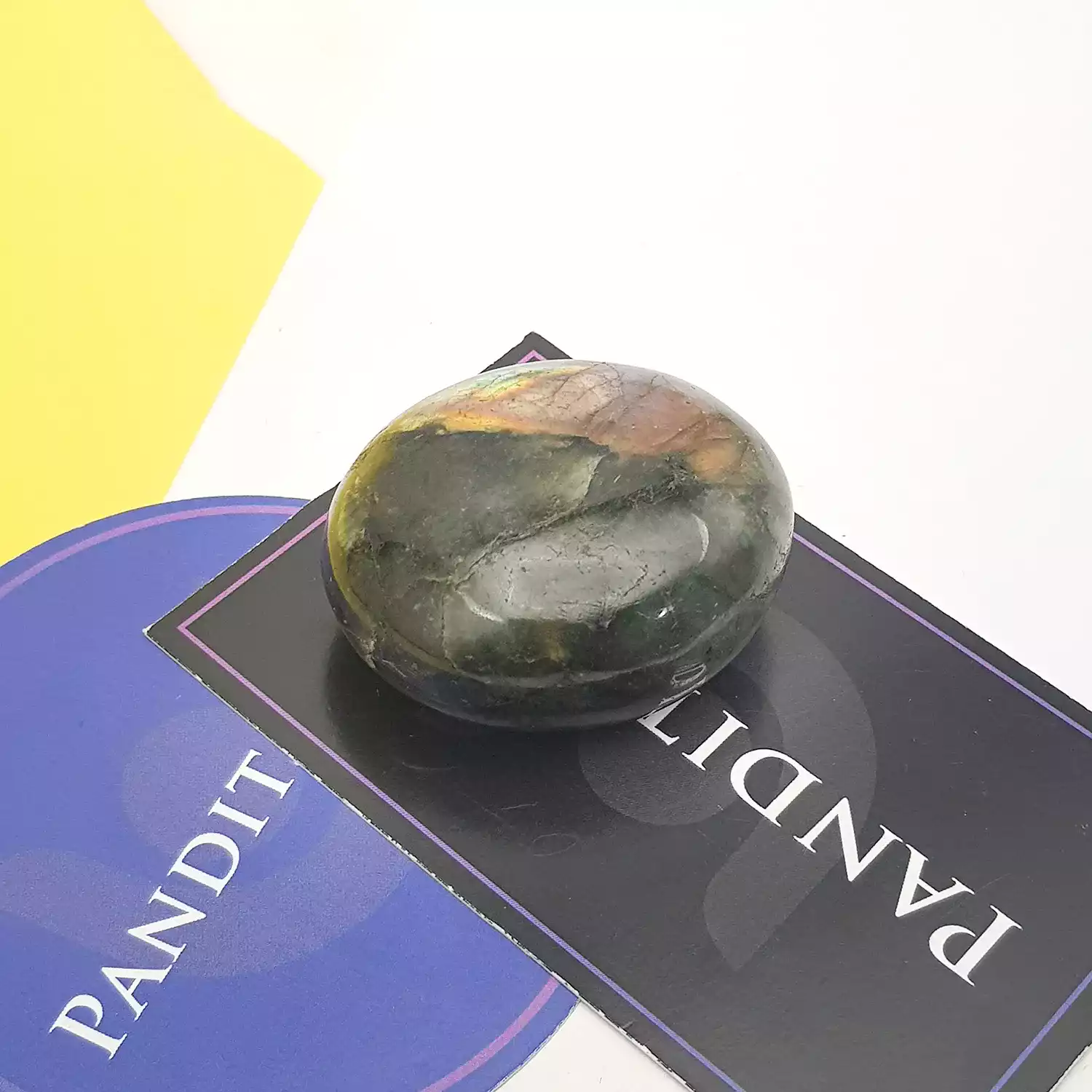 Labradorite Healing Crystal Palm Stone - Image 4