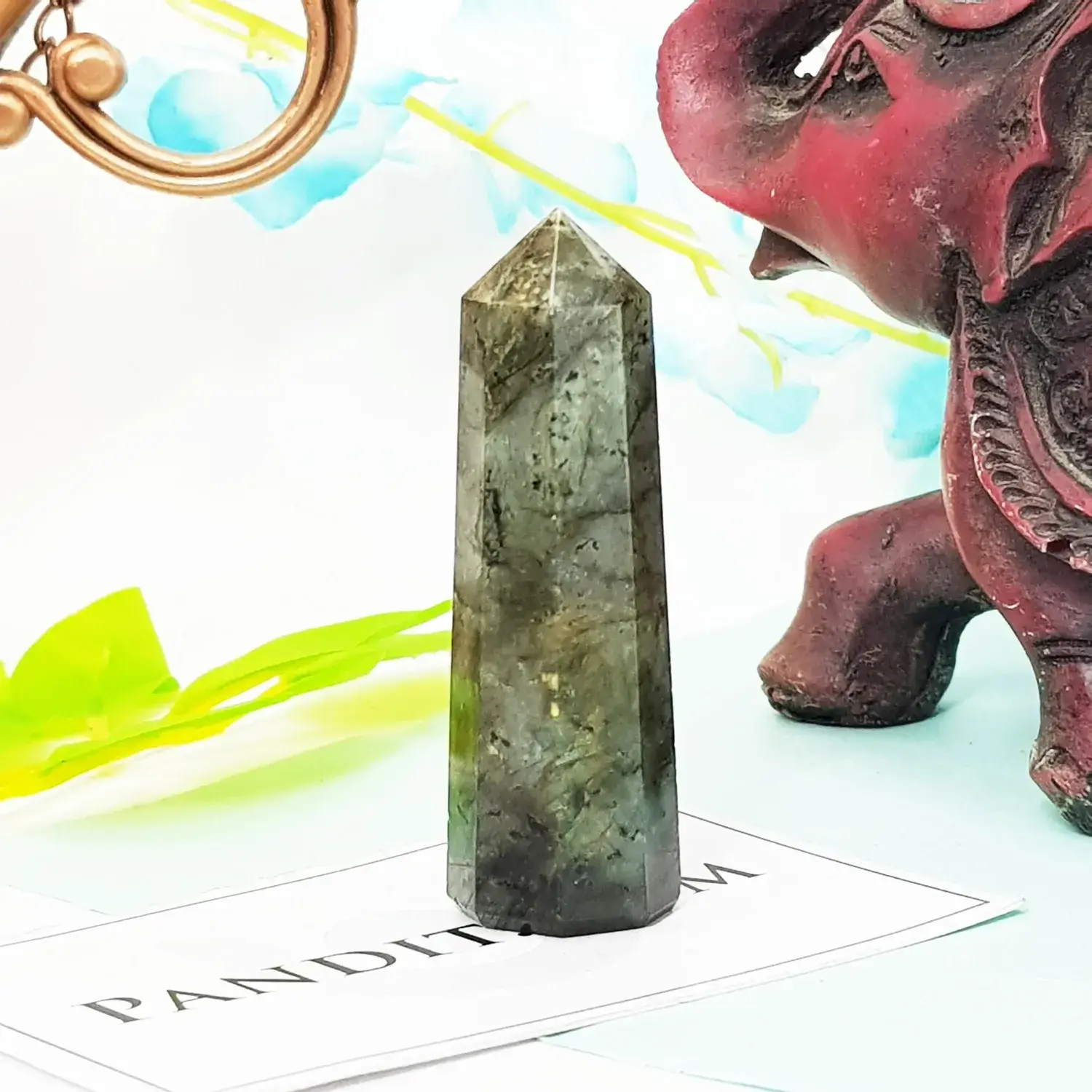Labradorite Pencil Tower Point - Image 3