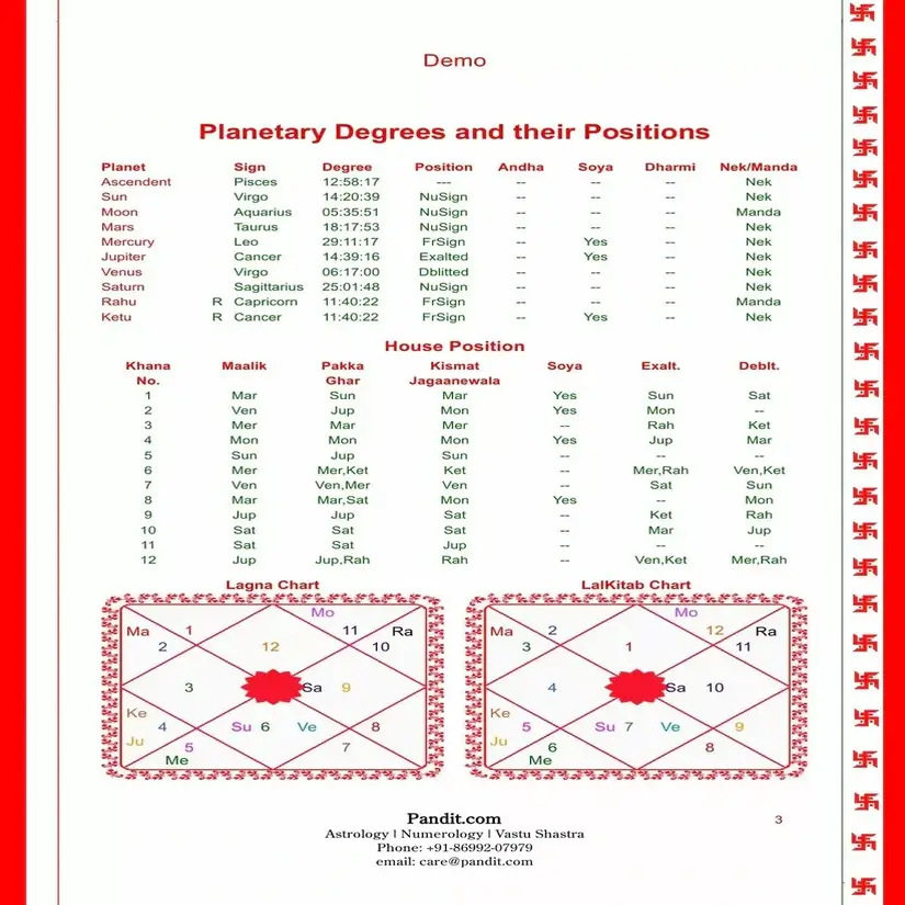 Lal Kitab Horoscope Silver - Image 5