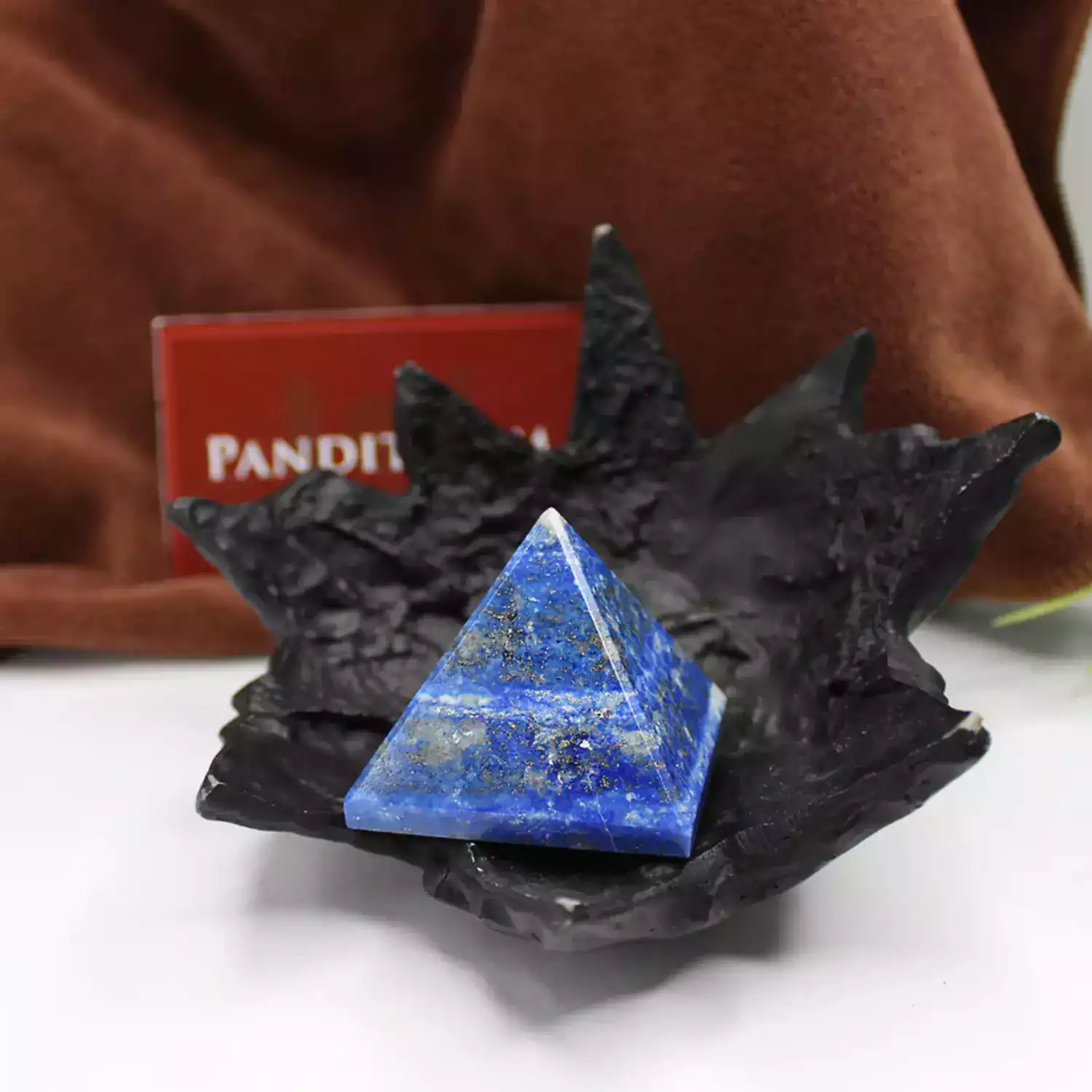 Lapis Lazuli Crystal Pyramid - Image 2