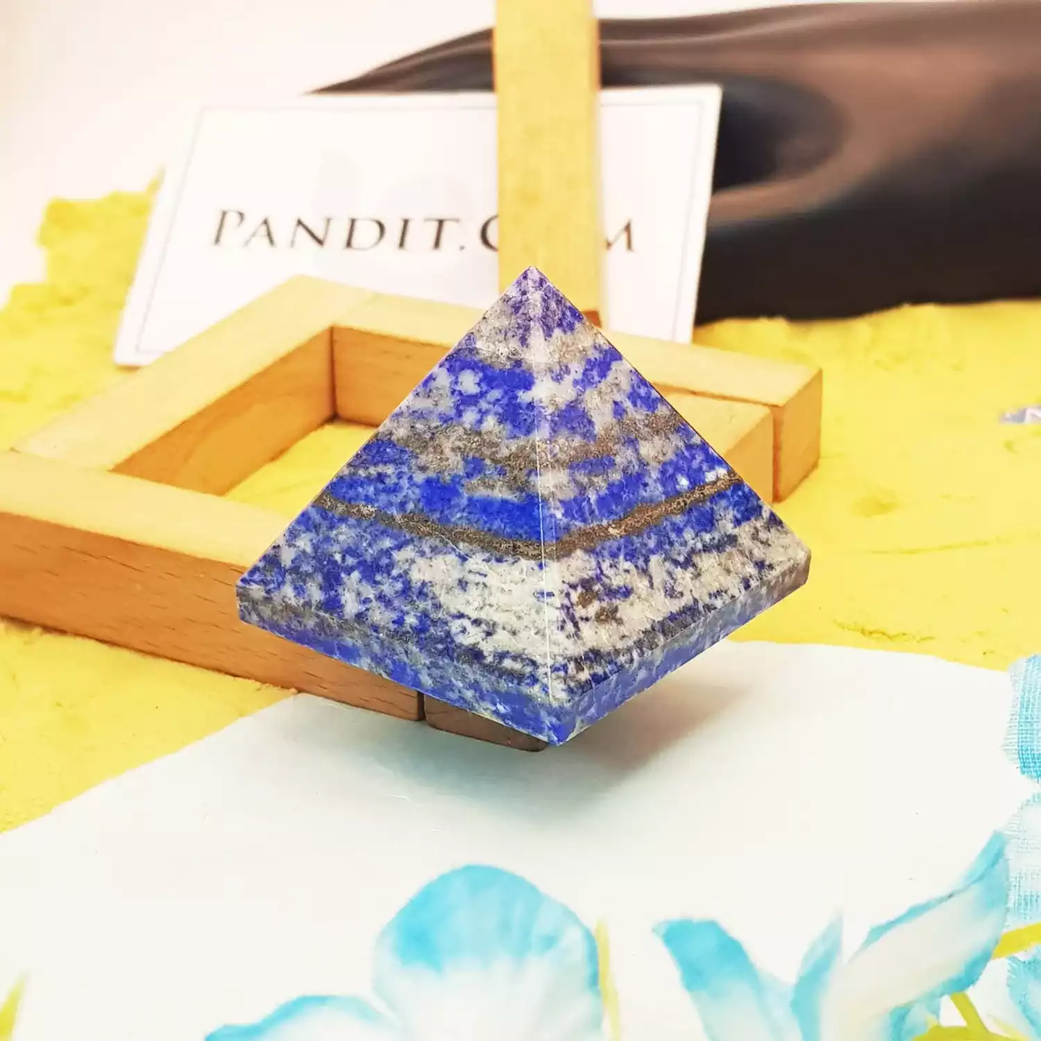 Lapis Lazuli Crystal Pyramid - Image 3