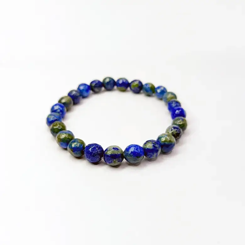 Lapis Lazuli Diamond Cut Bracelet - To Gain Positive Fame - Image 6