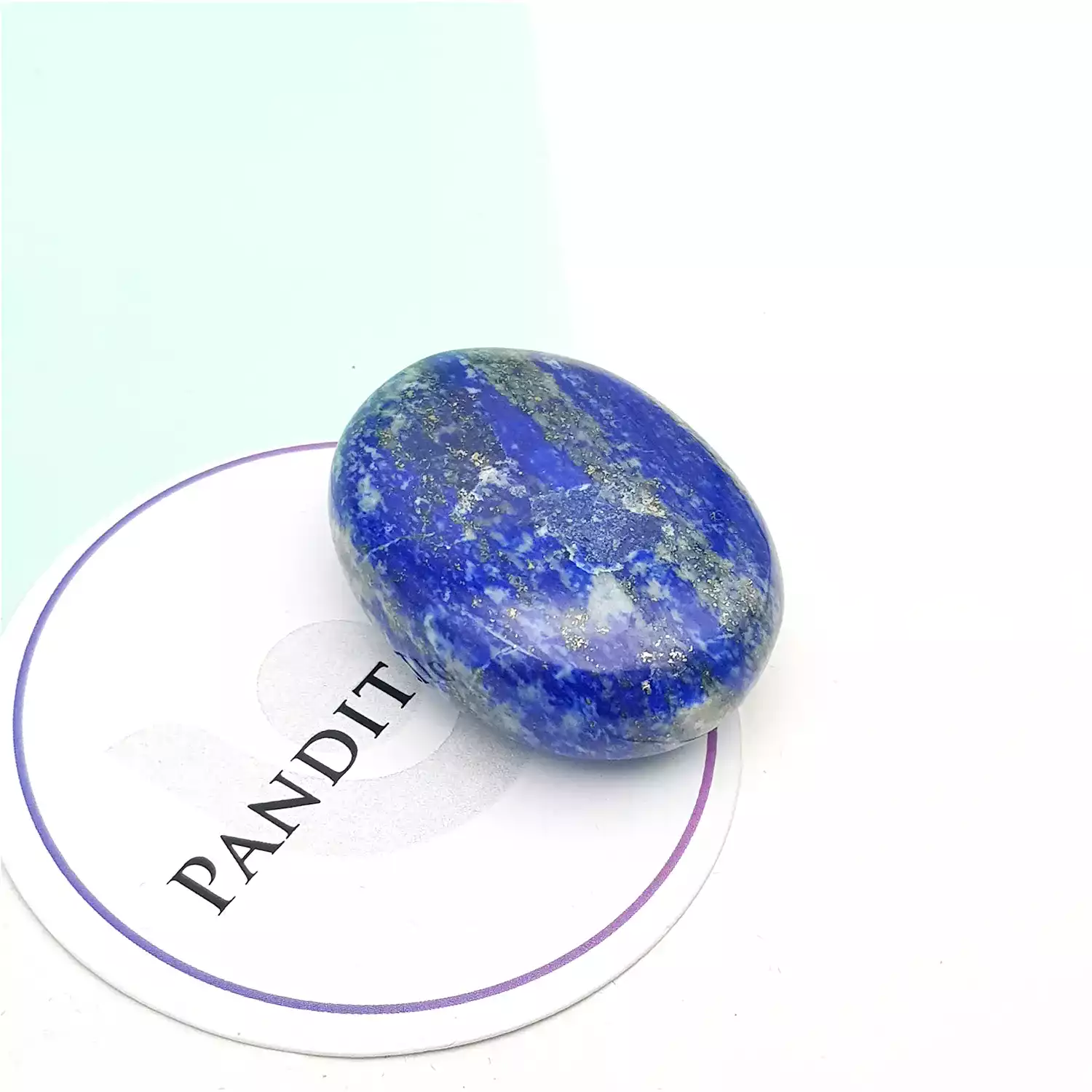 Lapis Lazuli Healing Crystal Palm Stone - Image 4