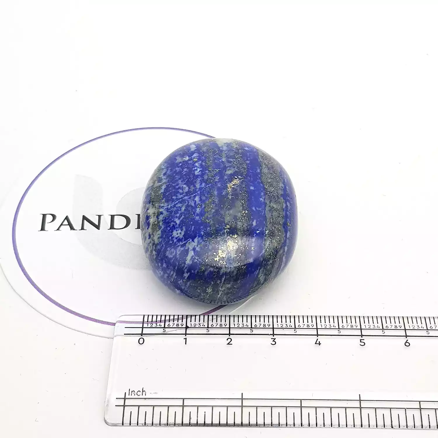 Lapis Lazuli Healing Crystal Palm Stone - Image 6