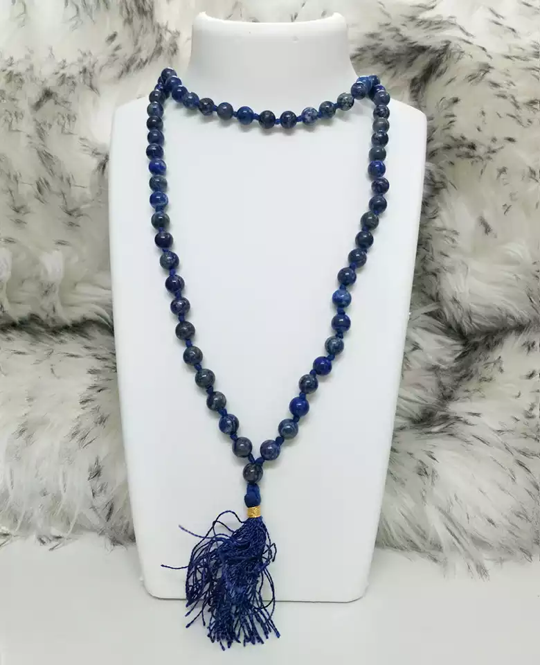 Lapis Lazuli Mala - To Accumulate Wealth & Success - Image 10