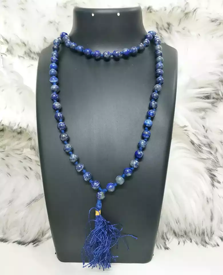 Lapis Lazuli Mala - To Accumulate Wealth & Success - Image 11
