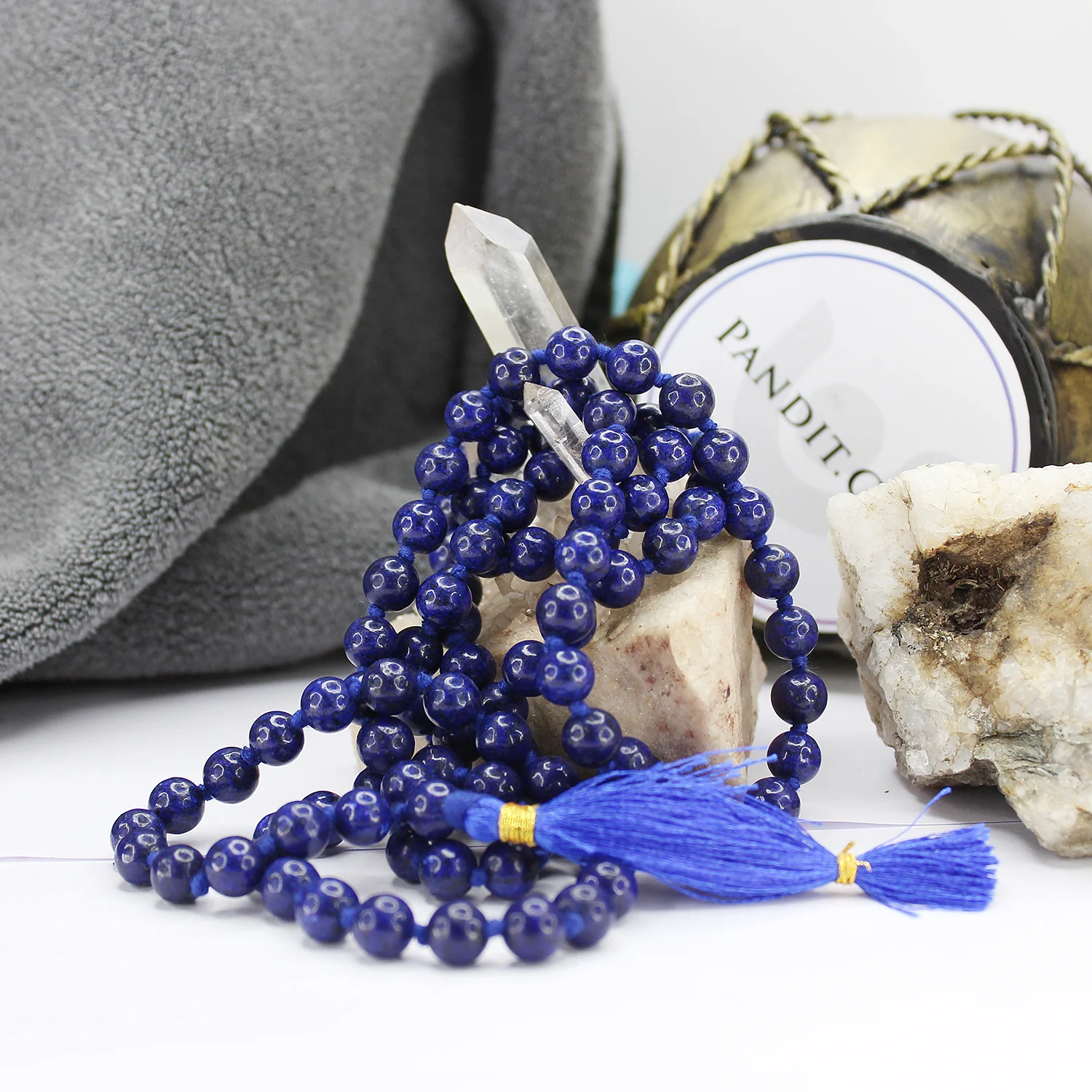 Lapis Lazuli Mala - To Accumulate Wealth & Success - Image 3
