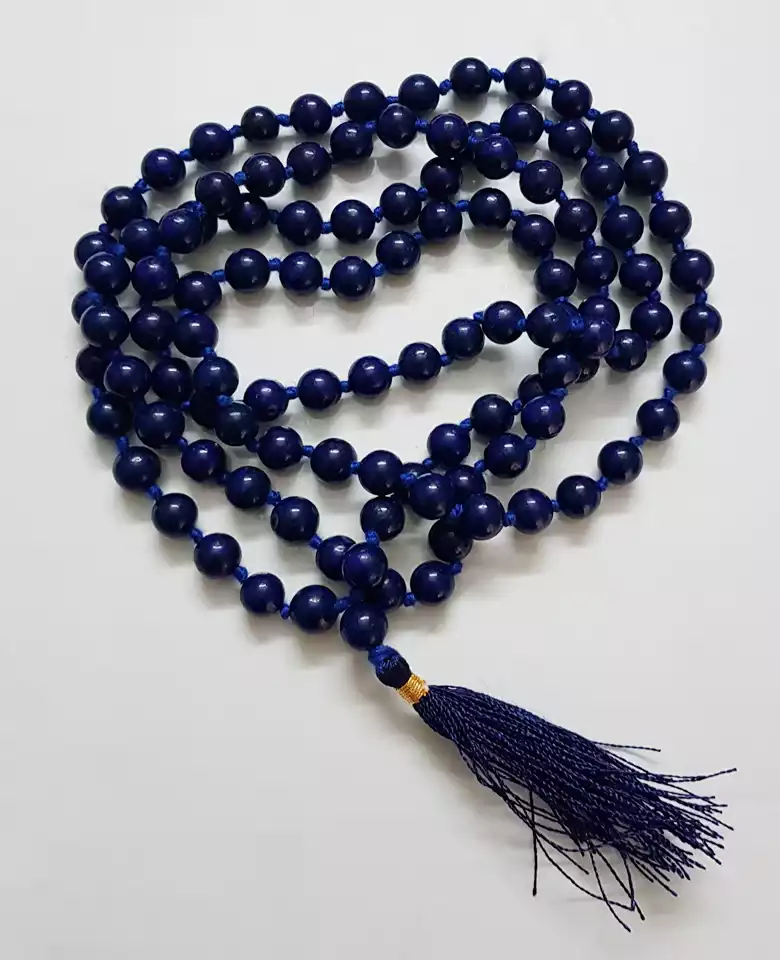 Lapis Lazuli Mala - To Accumulate Wealth & Success - Image 9