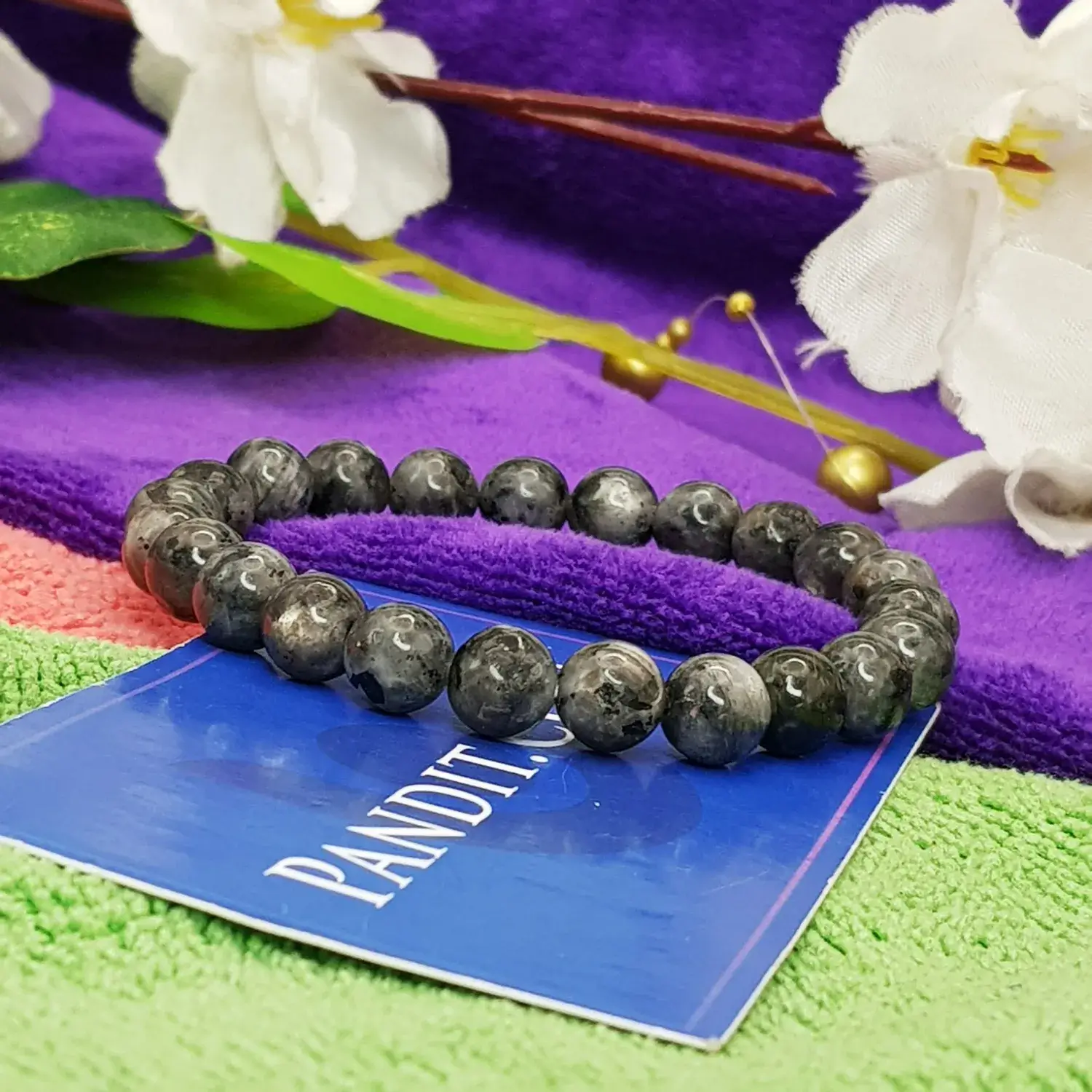 Larvikite Bracelet - For Healthy Relationships and Happiness - Image 2