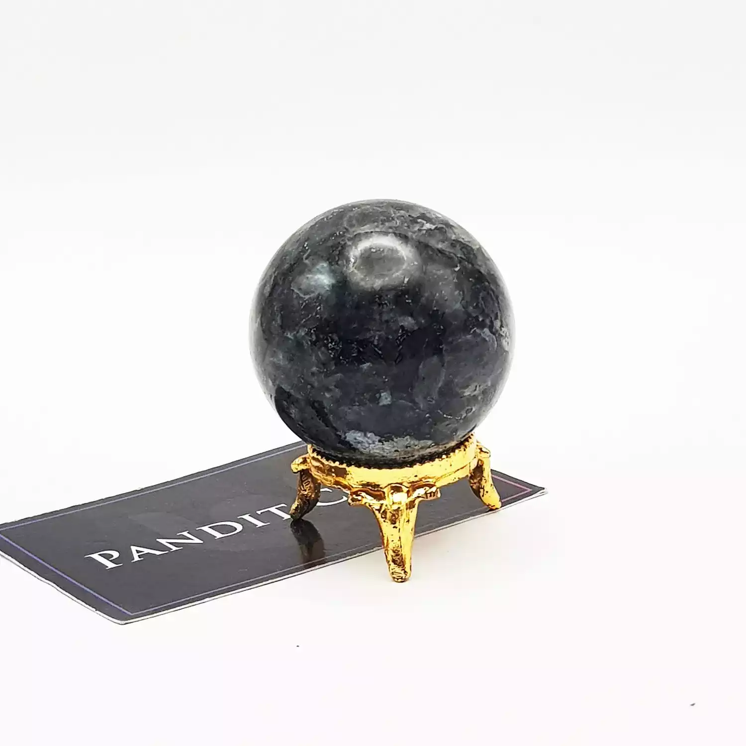 Larvikite Crystal Ball - For Inner Wisdom and Intuition - Image 4