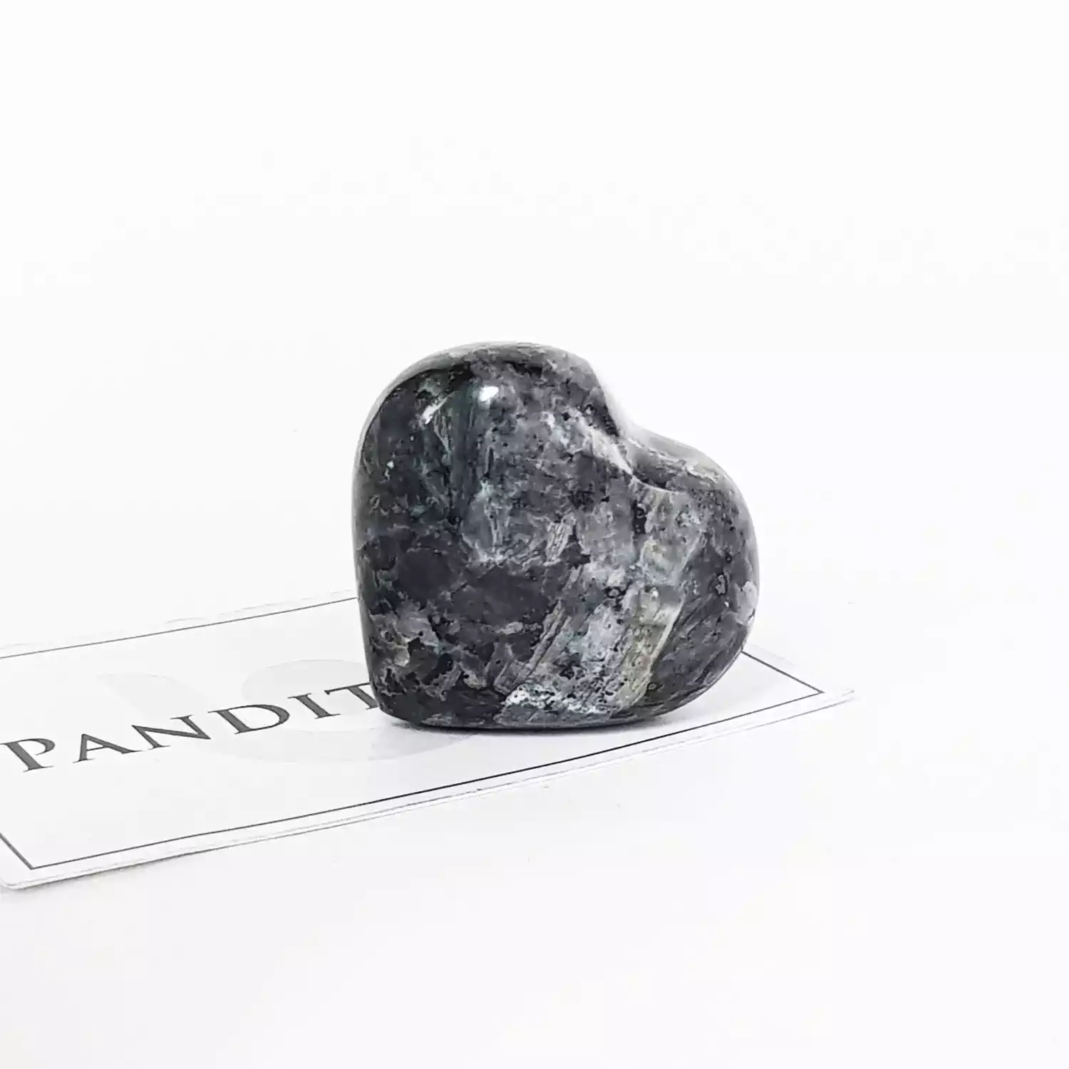 Larvikite Healing Crystal Heart Stone - For a Joyous Life - Image 4