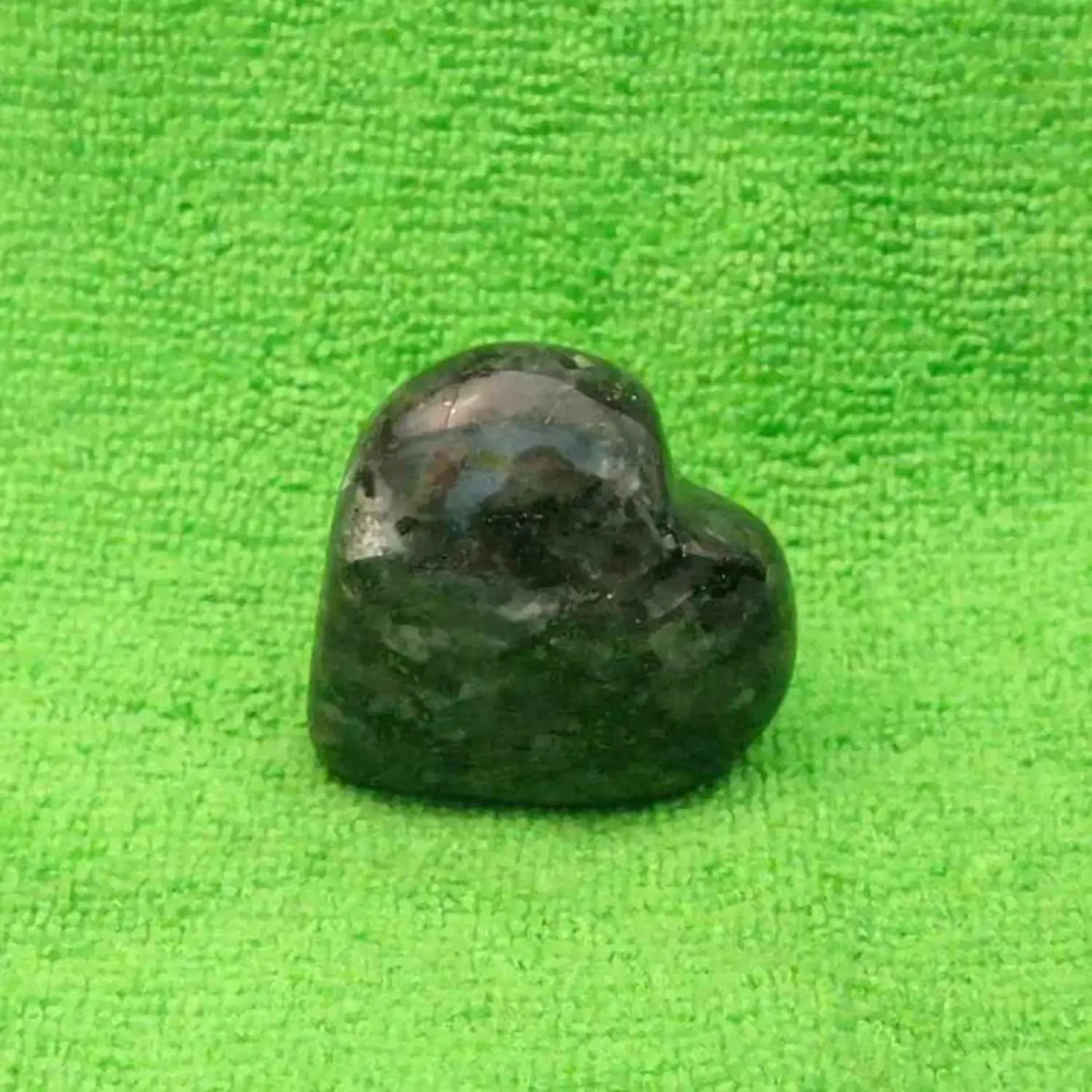 Larvikite Healing Crystal Heart Stone - For a Joyous Life - Image 5