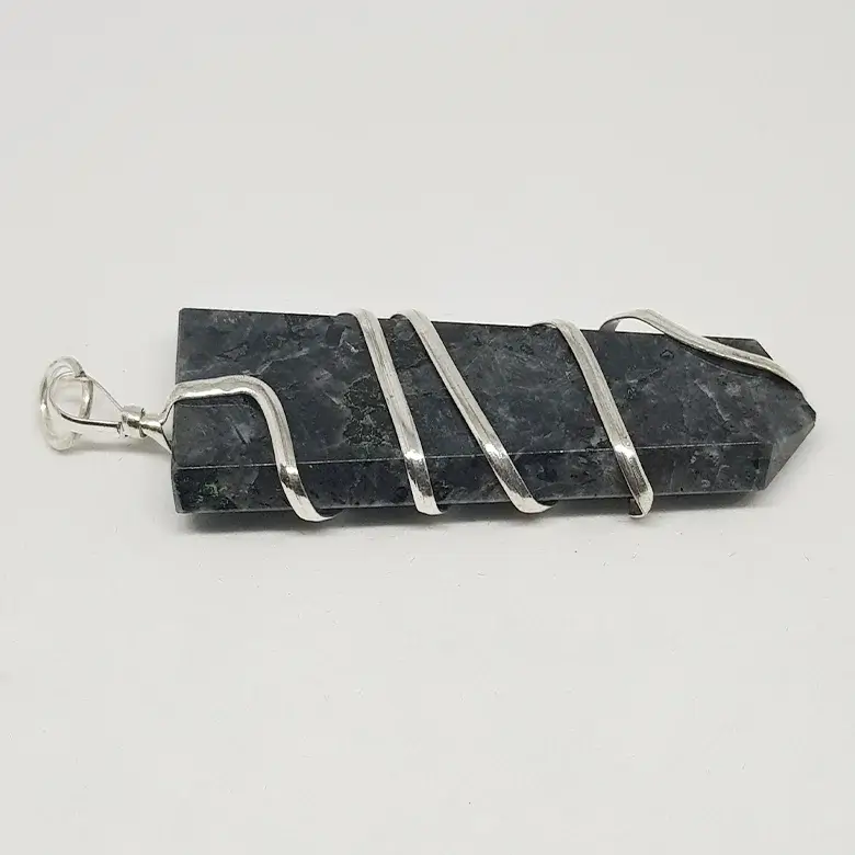 Larvikite Spiral Pencil Pendant - Image 5