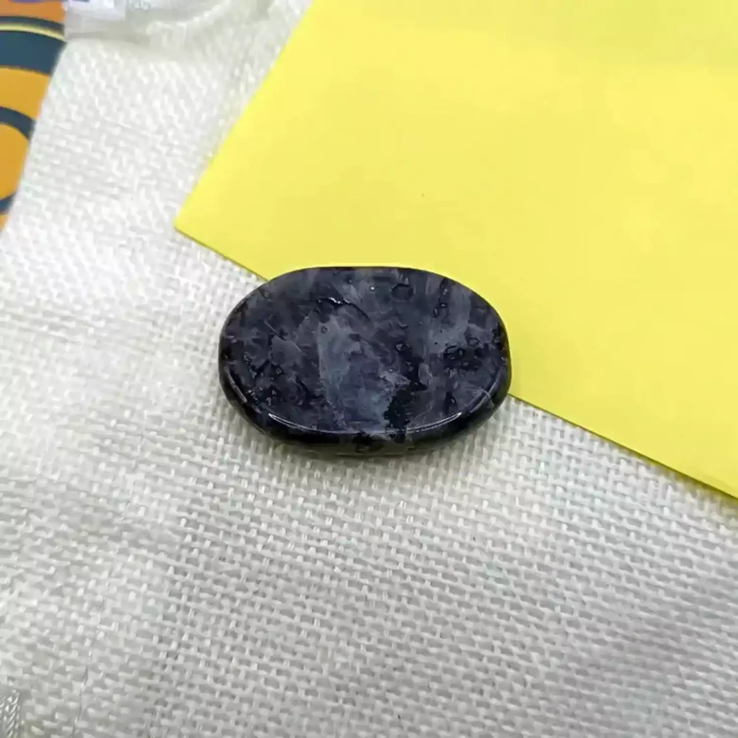 Larvikite Worry Stone - To Calm Emotions & Boost Intuition - Image 3