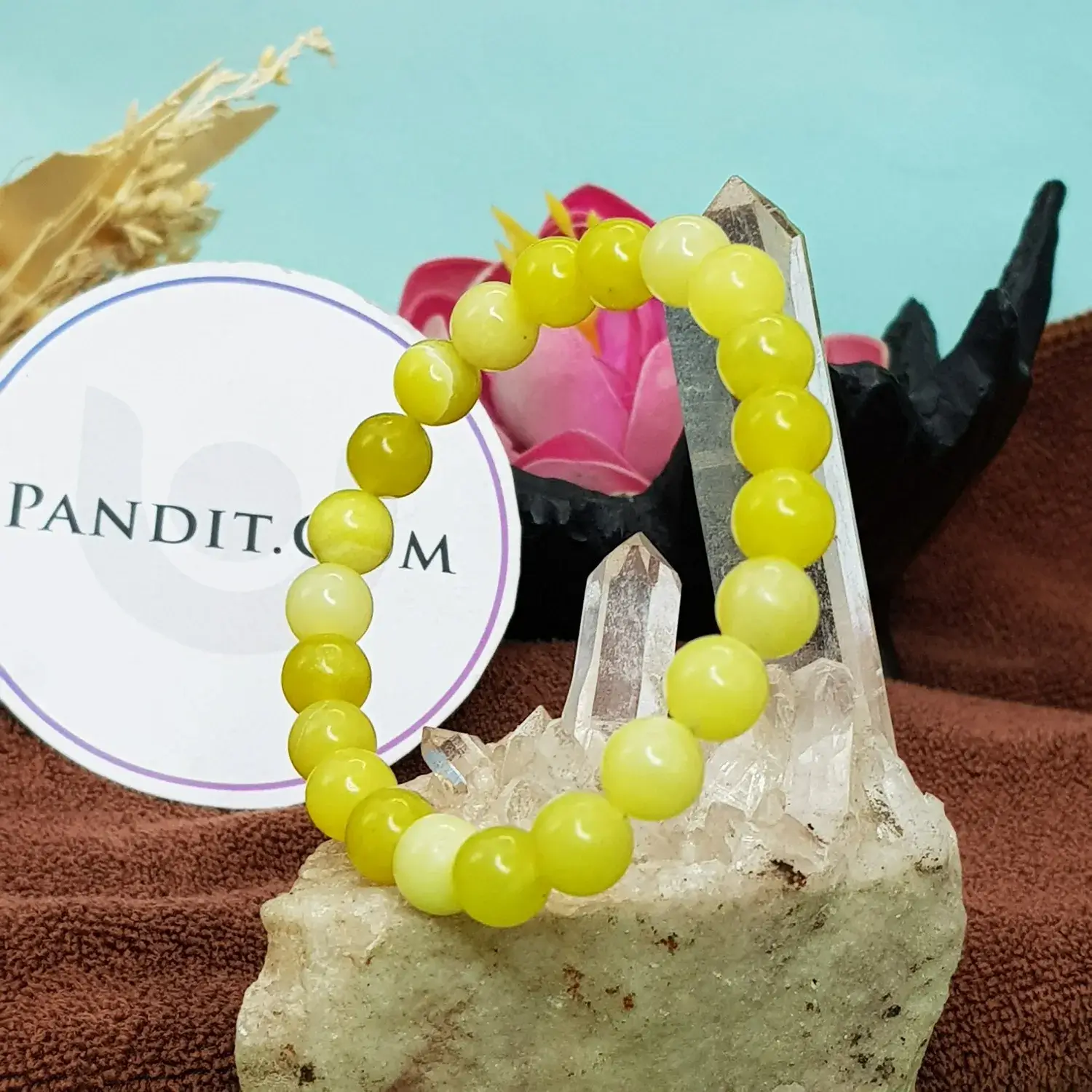 Lemon Jade Bracelet - To Balances Hormones & Mood Swings - Image 2