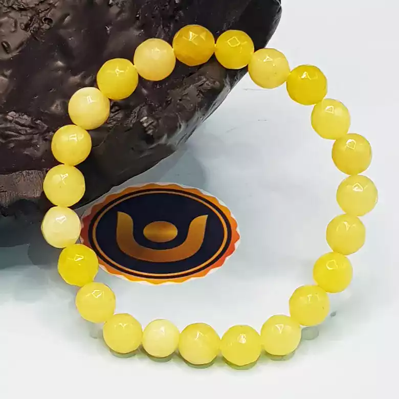 Lemon Jade Diamond Cut Bracelet - For Sability in Life - Image 5