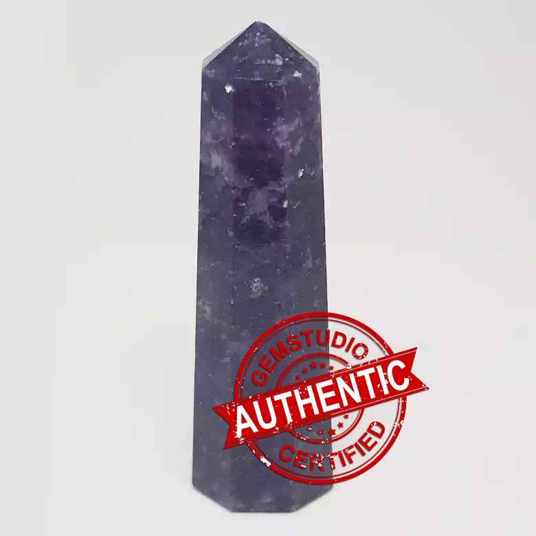 Lepidolite Pencil Tower Point - Image 7