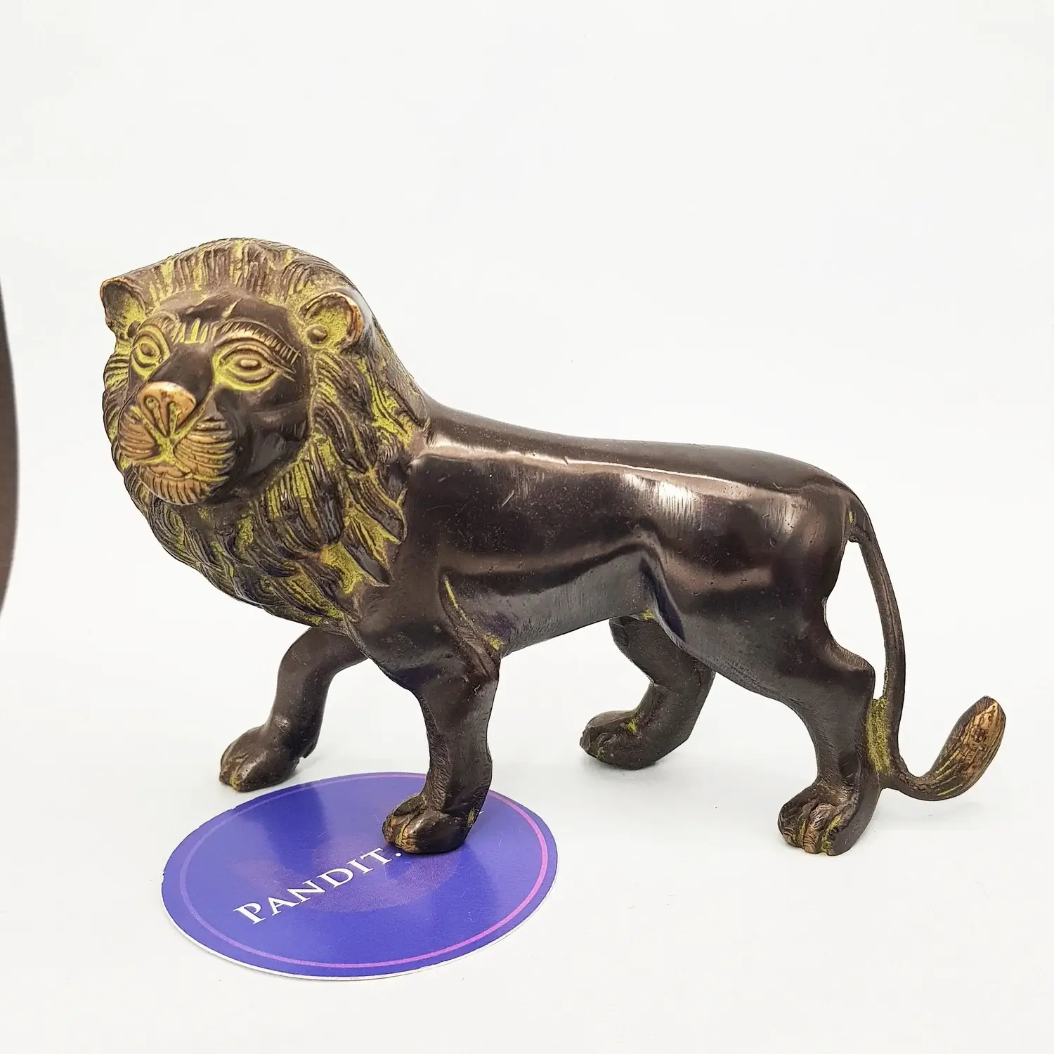 Lion Brass Figurine for Home & Office - Image 3