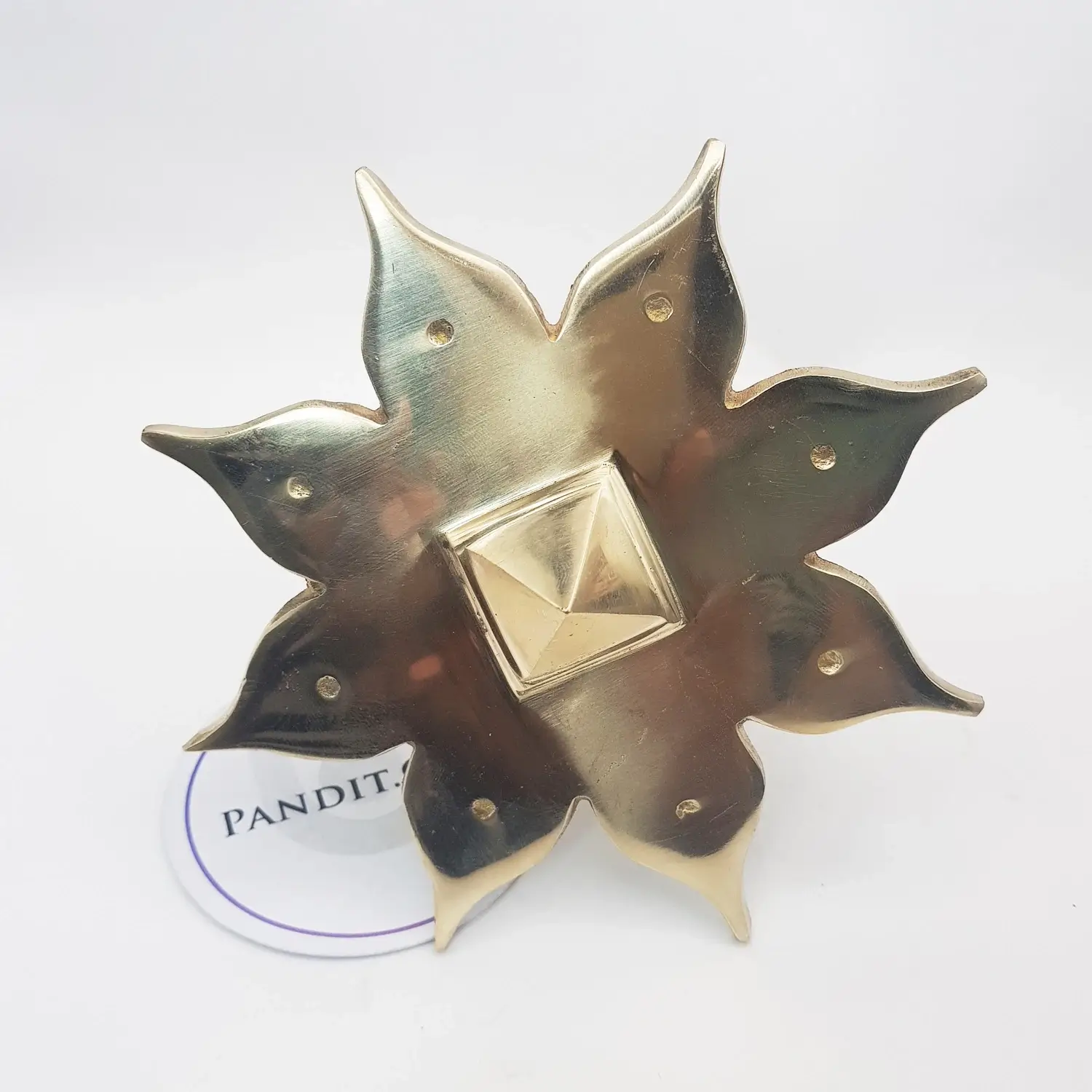 Lotus Flower Plate with Pyramid