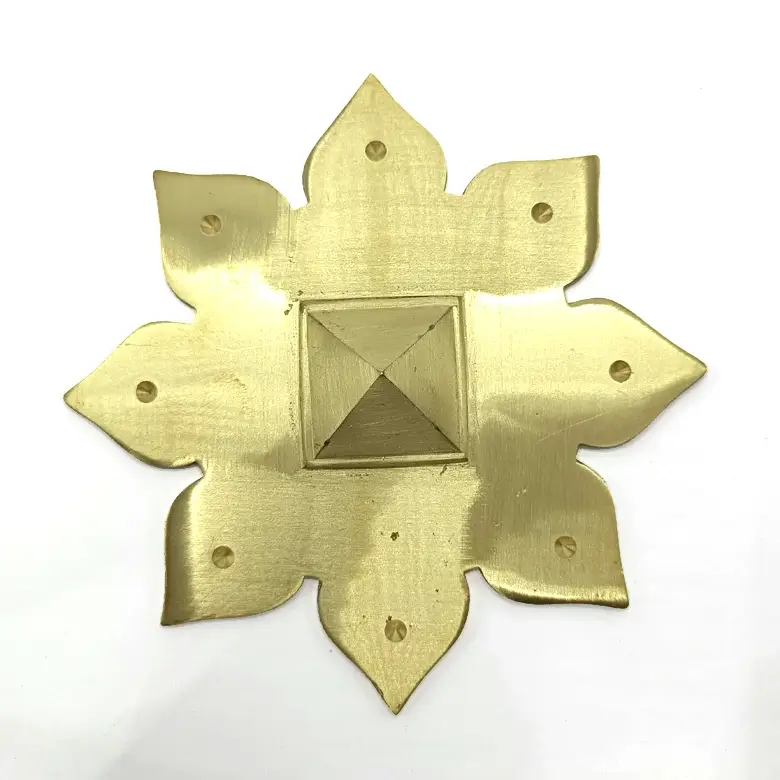 Lotus Flower Plate with Pyramid - Image 4