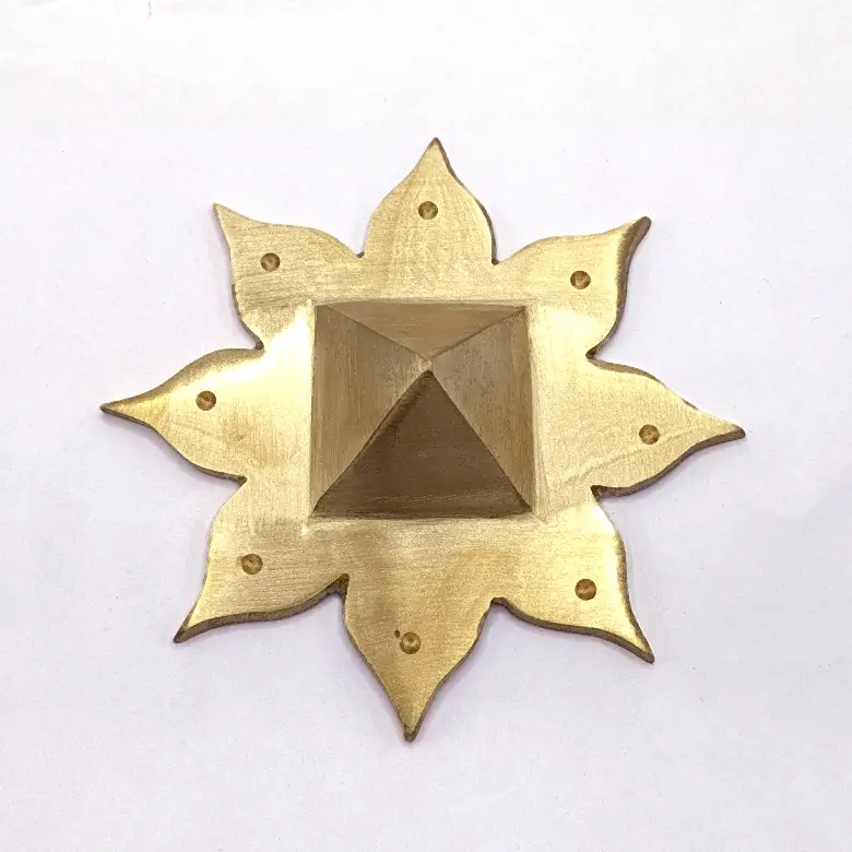 Lotus Flower Plate with Pyramid - Image 5