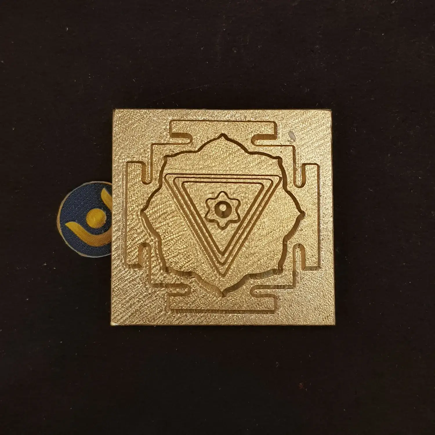 Mahavidya Mahakali Brass Yantra - Image 3