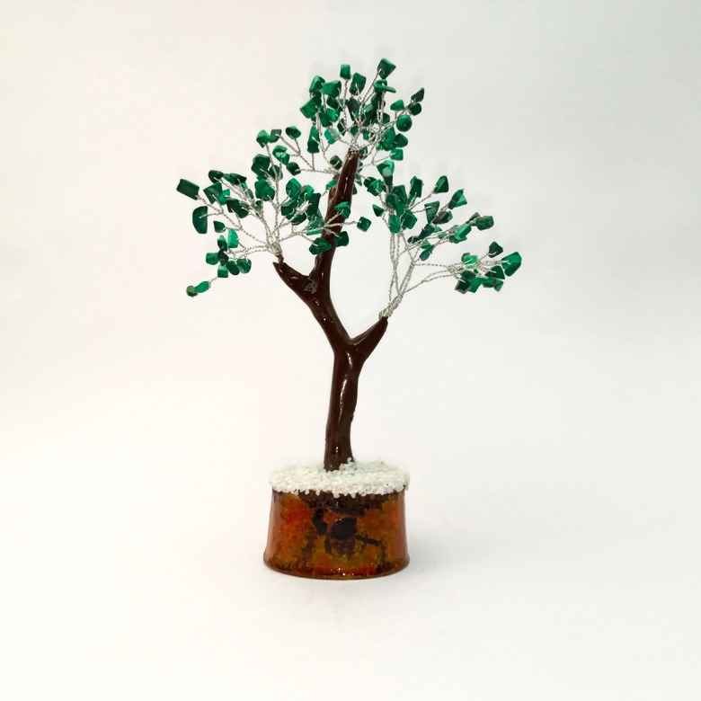 Malachite Gemstone Tree - Image 3