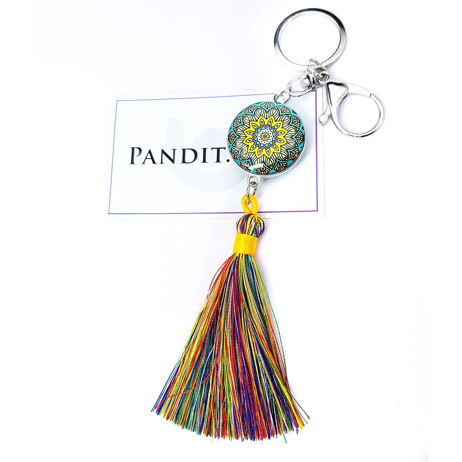 Mandala Dot Art Keychain - Image 11
