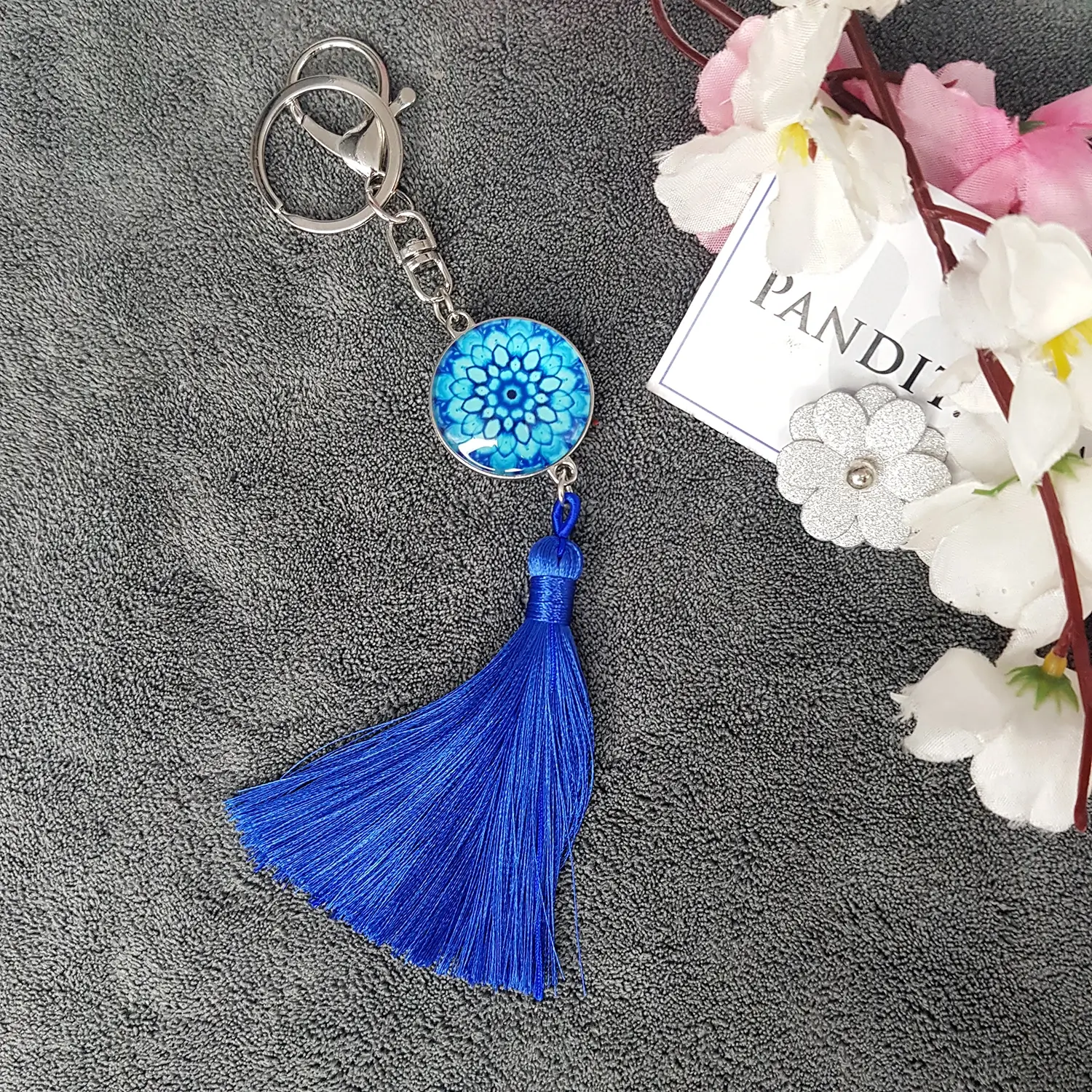 Mandala Dot Art Keychain - Image 13